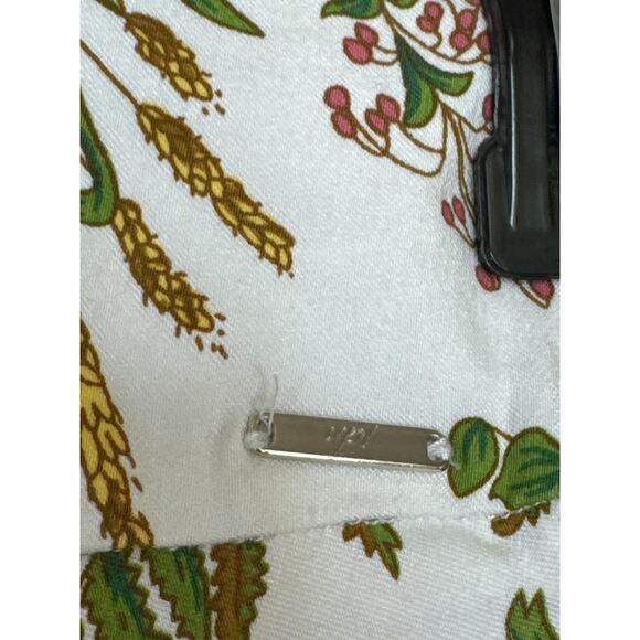 Up! Floral Stretch Pull-On Pants size 12 Garden Summer Spring Crop Resort - Picture 5 of 8